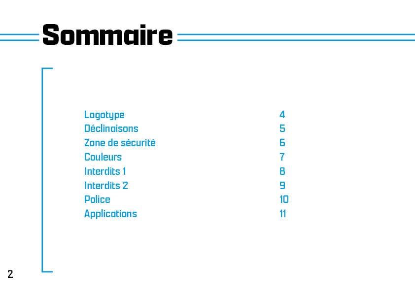 Page 2 : sommaire