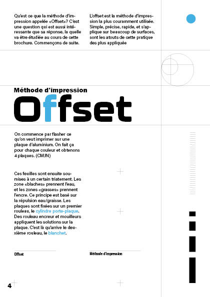 Page 4 : méthode d'impression Offset